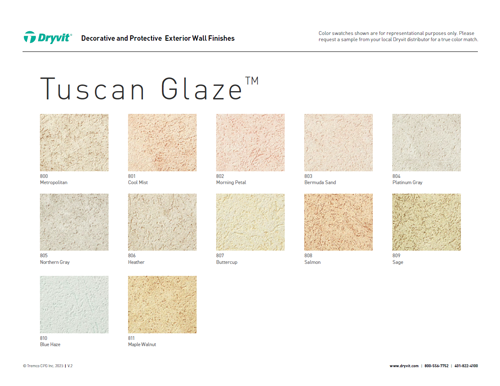 Download Tuscan Glaze finishes page