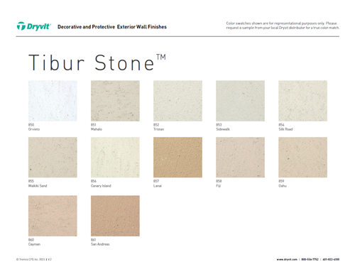 Download Tibur Stone finishes page