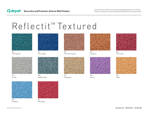 Download Reflectit textured finishes page