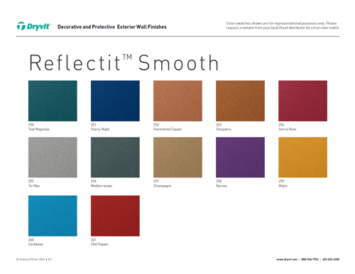 Download Reflectit smooth finishes page