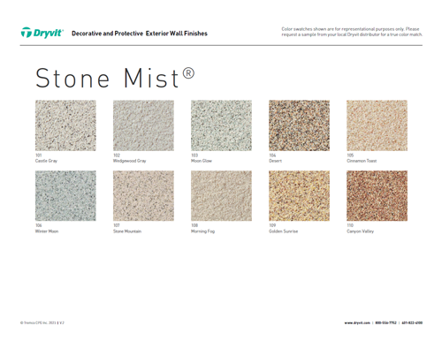 Download Stone Mist finishes page